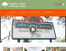 Tablet Screenshot of curlewcareofclearwater.com